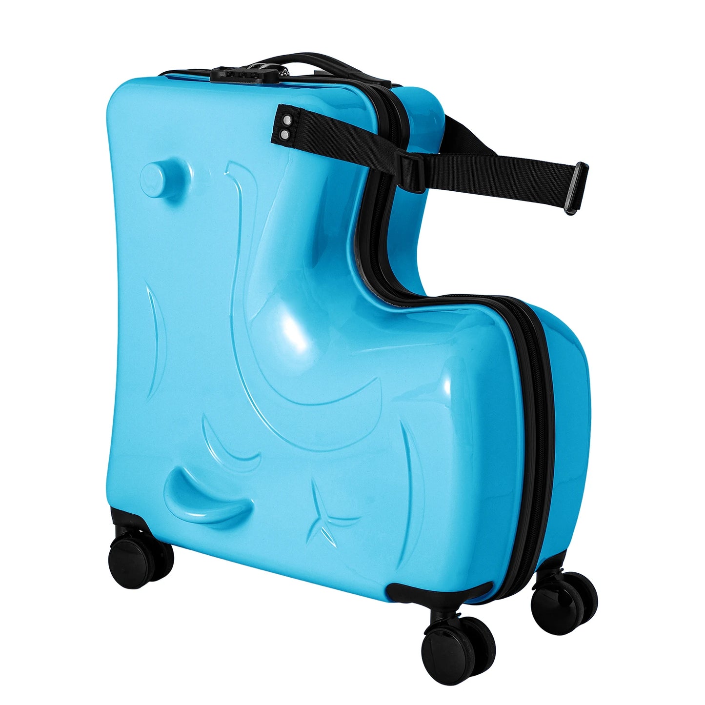 Rolli Trek 20" – Sit-Ride Trolley Suitcase