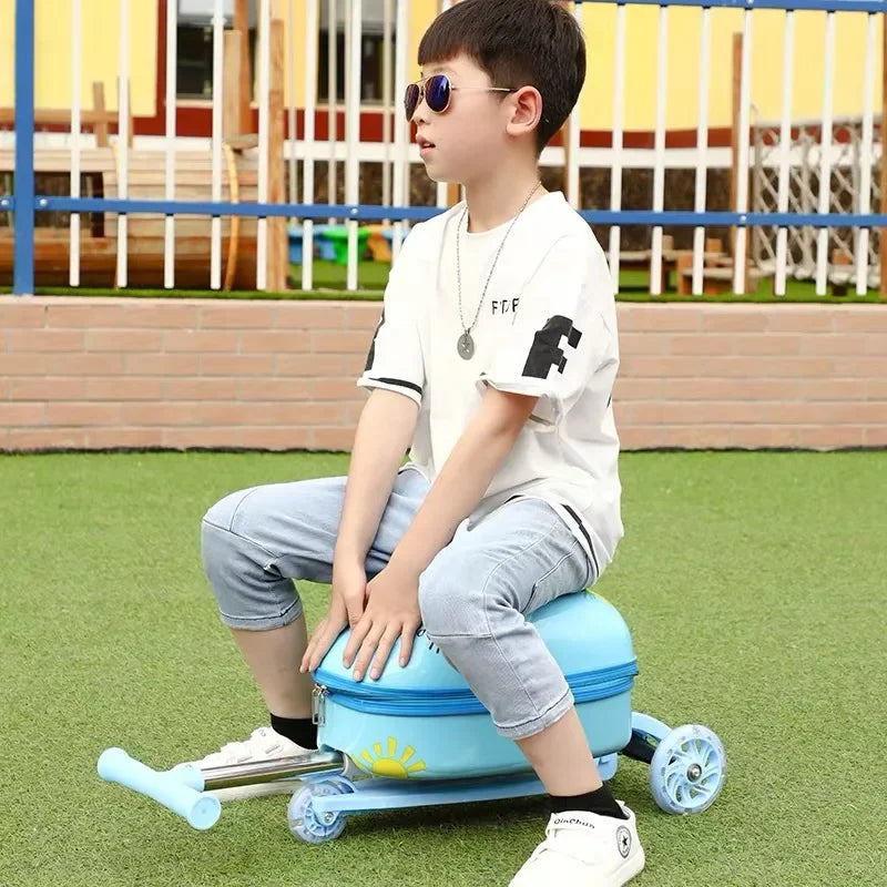 ScootiCase – Ride-On Scooter Suitcase