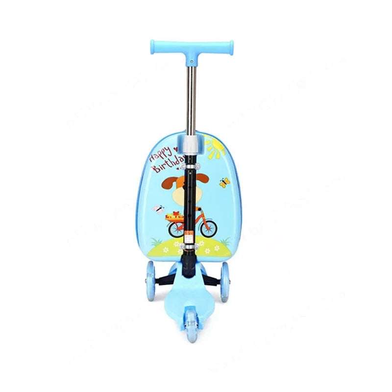 ScootiCase – Ride-On Scooter Suitcase