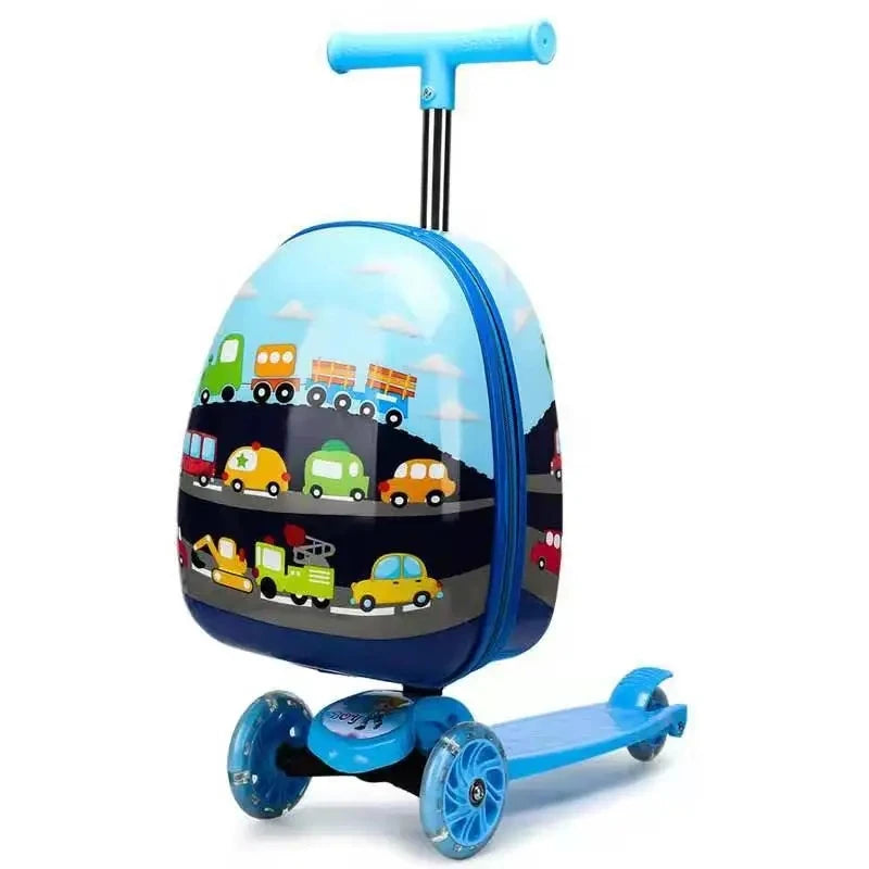 ScootiCase – Ride-On Scooter Suitcase