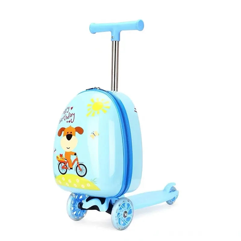 ScootiCase – Ride-On Scooter Suitcase