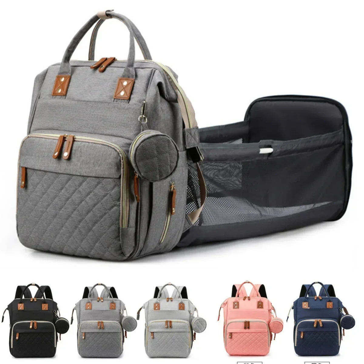 Nest Tote – Crib Diaper Backpack