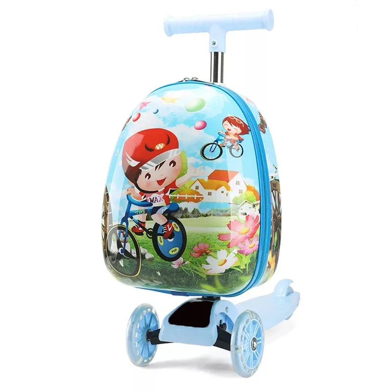ScootiCase – Ride-On Scooter Suitcase