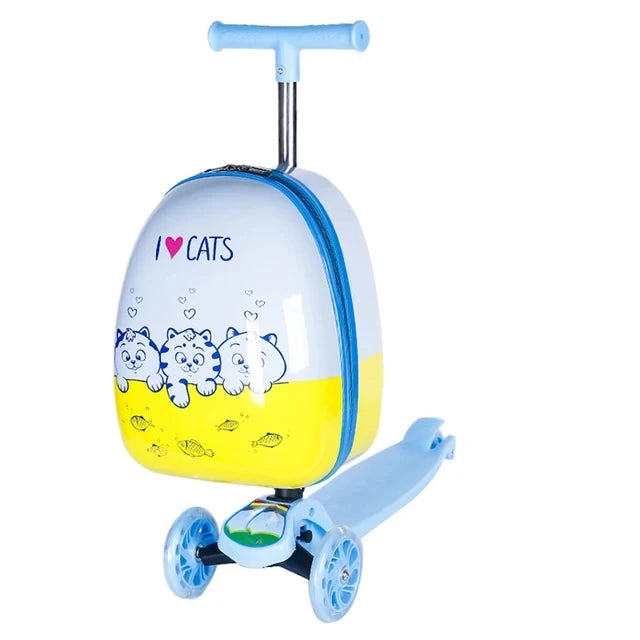 ScootiCase – Ride-On Scooter Suitcase