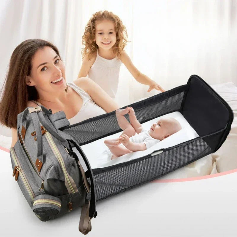 Nest Tote – Crib Diaper Backpack