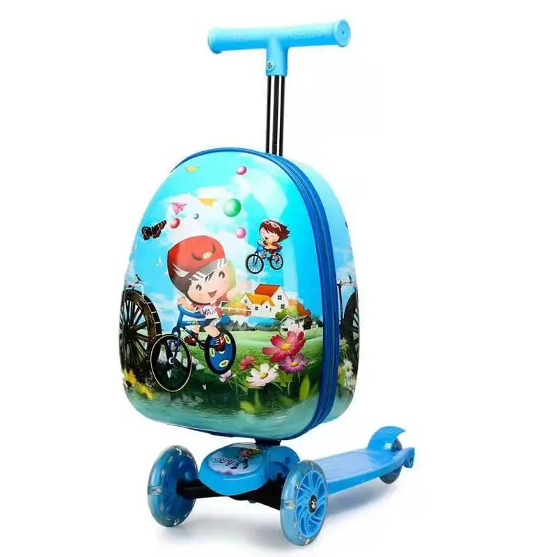 ScootiCase – Ride-On Scooter Suitcase