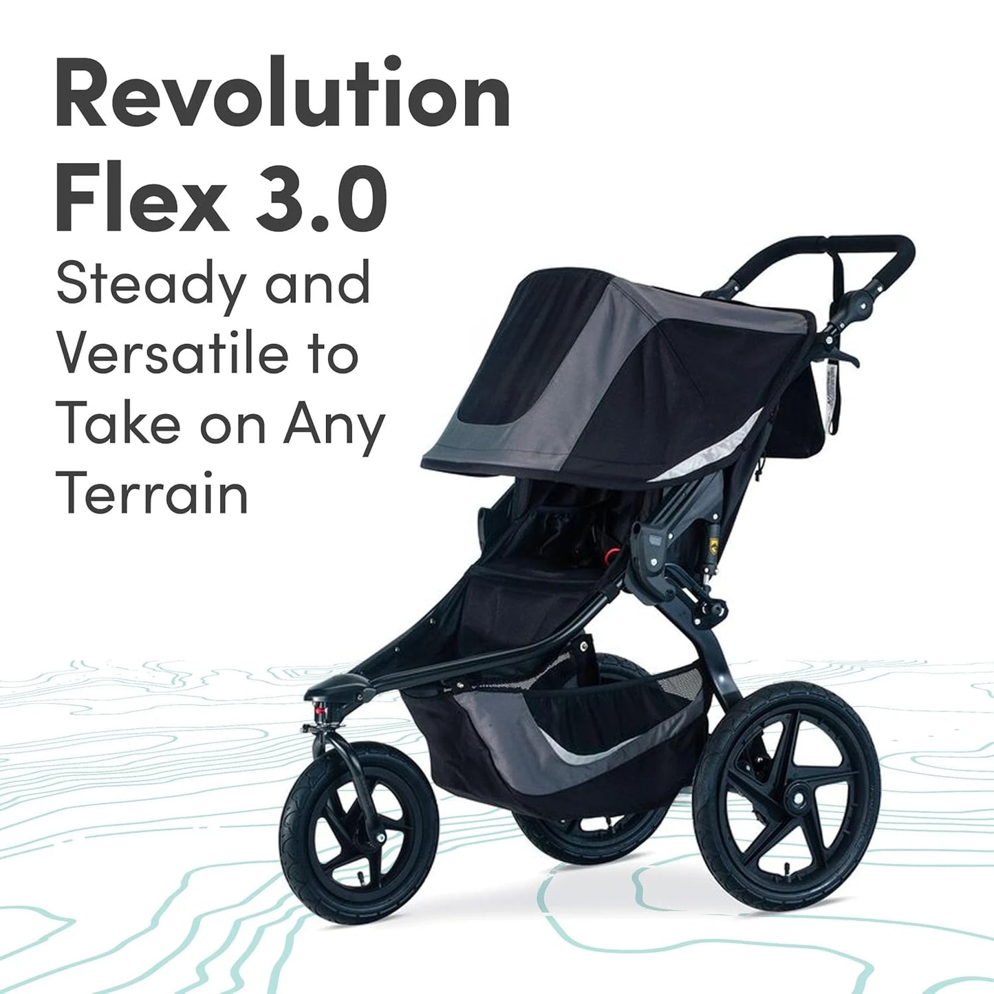 Flex Rider 3.0 – All-Terrain Jogging Stroller